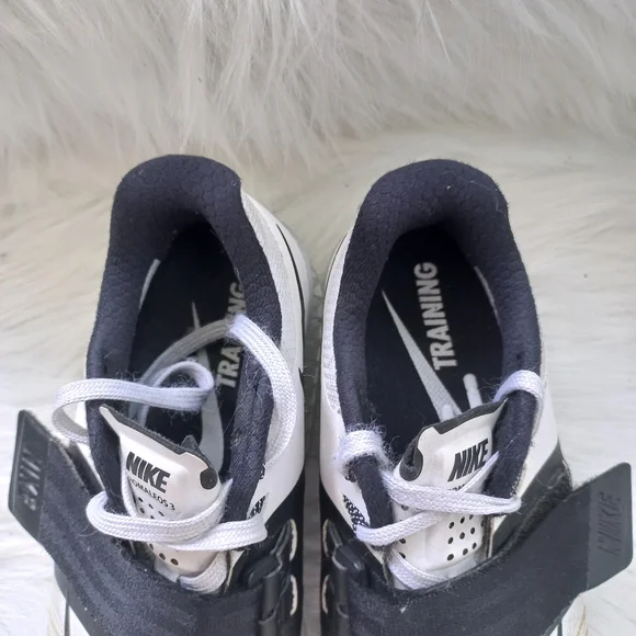 Nike Women's Romaleos 3 'Black/White Athletic Shoes Size 6 US - Picture 12 of 16